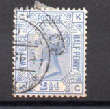 Inglaterra A&ntilde;o 1880/1883 N&ordm; 62 (o)