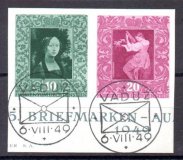 Liechtenstein Hoja N&ordm; 8 Valores 10 y 20 (o)