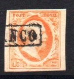Holanda A&ntilde;o 1852 N&ordm; Yvert 3 (o)