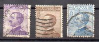 Italia Año 1906/08Nº Yvert 79/81 (o)